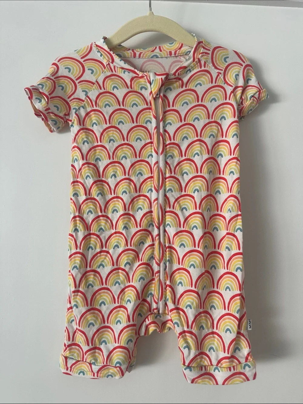 Little Sleepies Rainbow Zip Romper